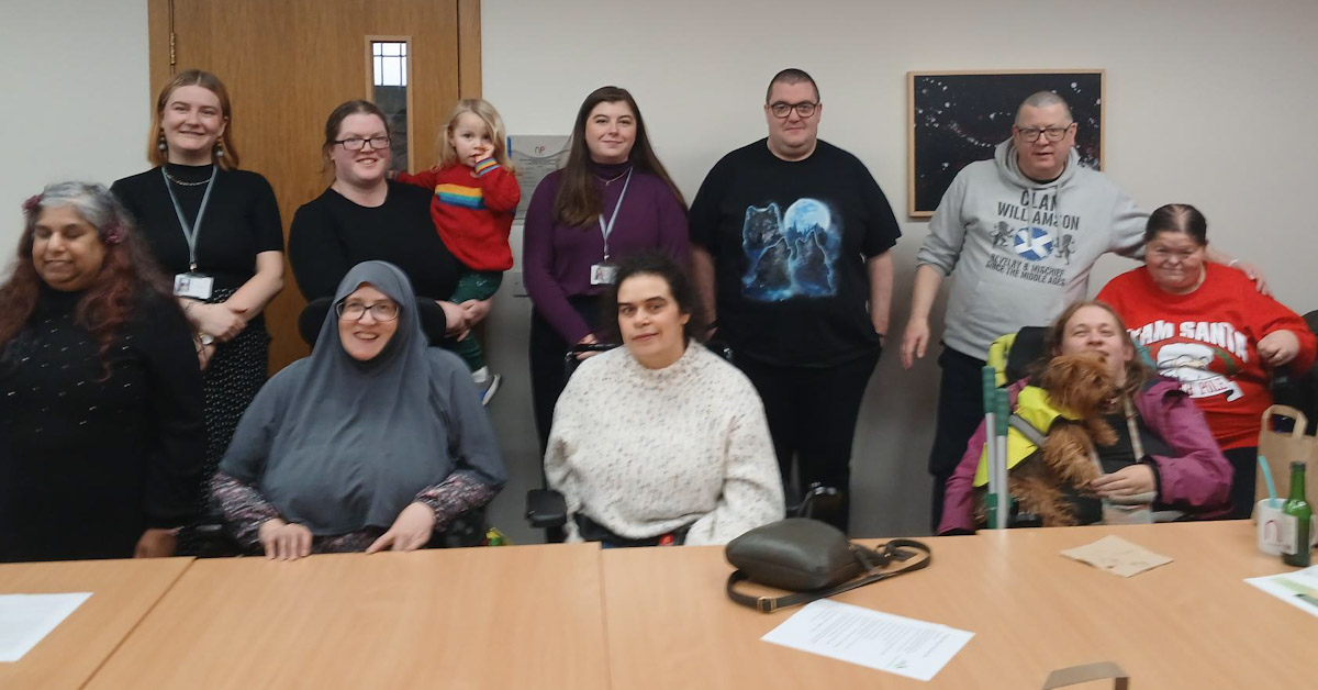 Peer Support team and Volunteers Lothian Centre for Inclusive Living