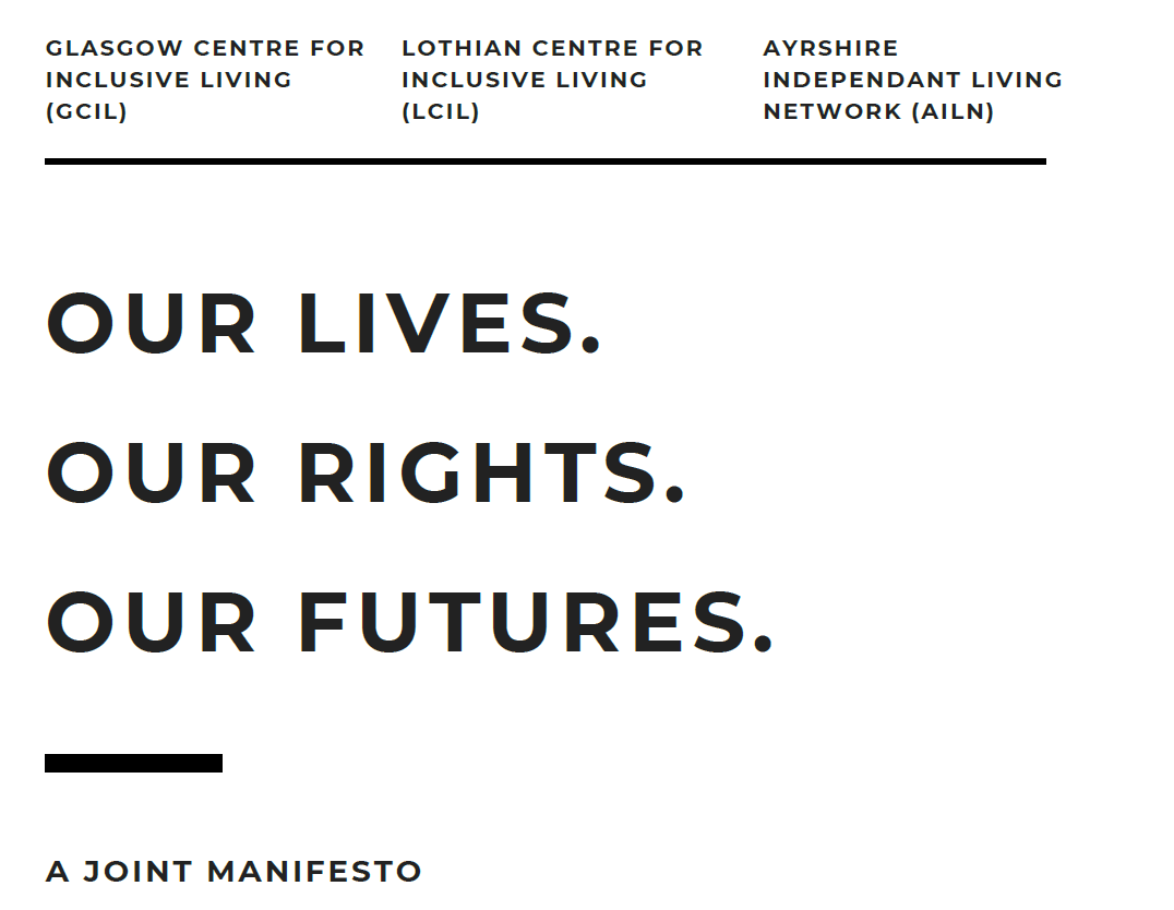 Lcil Our Lives. Our Rights. Our Futures - Lothian Centre for Inclusive ...